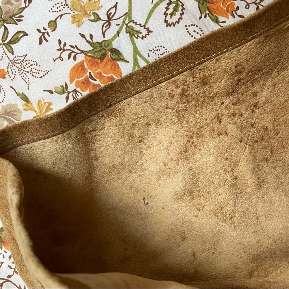 Vintage High Waisted Suede Shorts - Picture 4 of 10